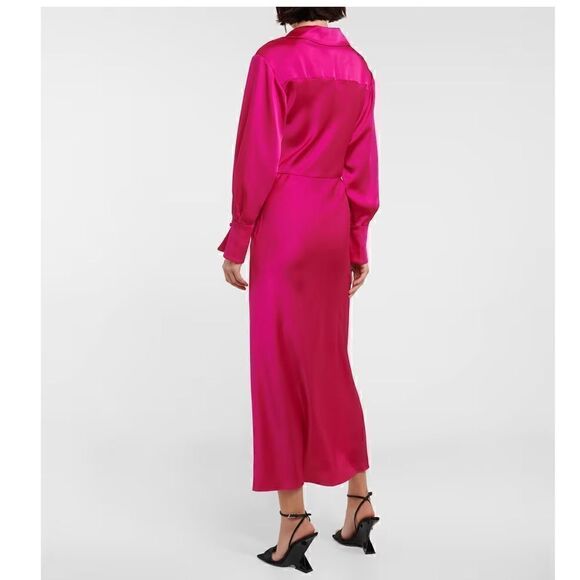 Simkhai Talia Satin Midi dress  NWT Size 0 - Picture 3 of 11